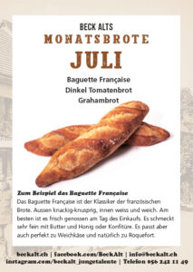 Monatsbrote Juli 2024