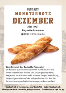 Brotfahrplan Dezember 2024