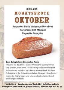 Brotfahrplan Oktober 2024